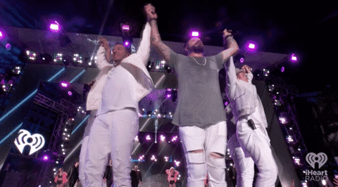 backstreet boys dancing GIF by iHeartRadio