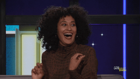 Happy Tracee Ellis Ross GIF by A Little Late With Lilly Singh