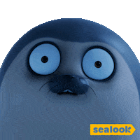 SEALOOK tired dark seal seals Sticker