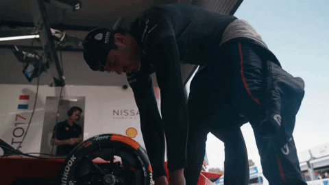 Fitness Stretching GIF by Nissan Motorsport