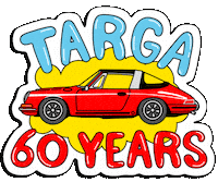 Happy Anniversary Vintage Sticker by Porsche Museum