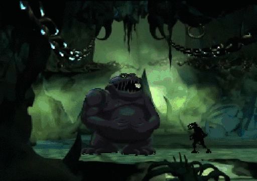 heart monster GIF