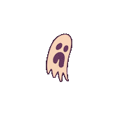 Sad Halloween Sticker by Isaac Lenkiewicz