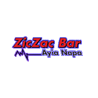 ZicZacBar ziczac ziczacbar ziczacbarayianapa Sticker