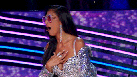 Shocked Nicole Scherzinger GIF by The Masked Singer