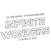 Glamshine Beauty Skincare Brand Glam Shine Infinitewonders Anniversary Sticker by Glam Shine