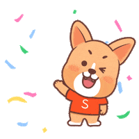 Happy Dog Sticker by ShopeeTH