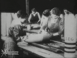 NationalWWIMuseum black and white military footage historic GIF