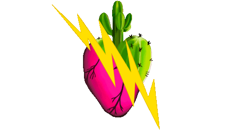 MarToledanoStudio giphyupload heart corazon lightning Sticker