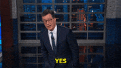 donald trump yes GIF by The Late Show With Stephen Colbert