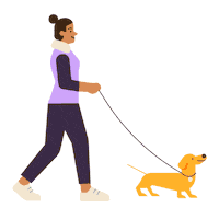 Dog Love Sticker by Here Studio