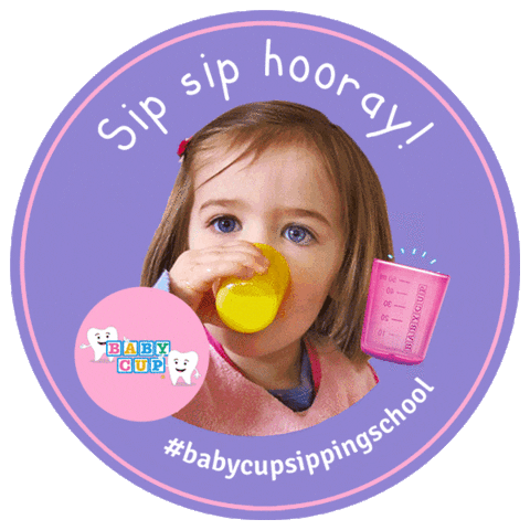 Sippy Cup Sipping Sticker by Babycup