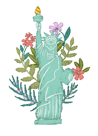 tishyaoedit new york united states statue of liberty sightseeing Sticker