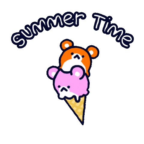 Refreshing Ice Cream Sticker