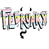 Month February Sticker by HUNKØN