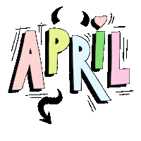 April Month Sticker by HUNKØN