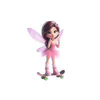 elistorycriativo skate fada elistorycriativo fadinha Sticker