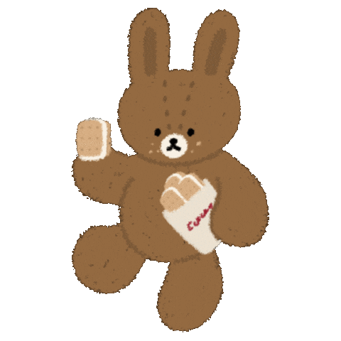 Rabbit 食べる Sticker