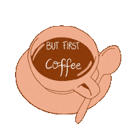 helloilo hello coffee good morning cafe Sticker