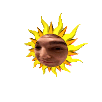 Summer Face Sticker