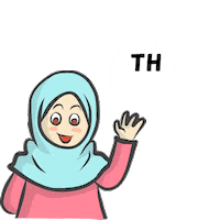 Muslim Thank You Sticker by fadilah