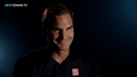 Roger Federer Lol GIF by Tennis TV