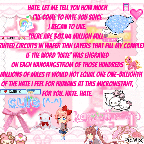 catoncake giphyupload silly sanrio ddlc GIF