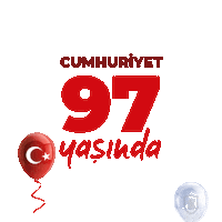 Ataturk 29Ekim Sticker by İzmir Özel Türk Koleji