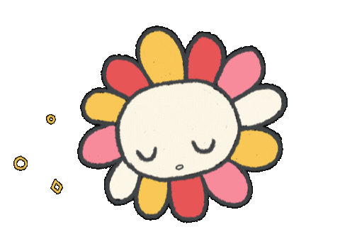 nyantokki sleepy daisy snooze sleepyhead Sticker