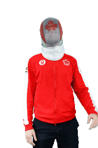 Mask Canada Sticker by USJ Escrime