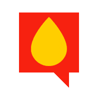 Plasma Speechbubble Sticker by Australian Red Cross Lifeblood