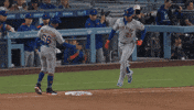 Celebrate Home Run GIF by New York Mets