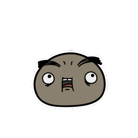 Cartoon Stone Sticker
