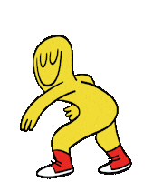 Happy Just Dance Sticker by Jose Carcavilla