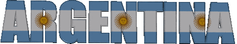 3D Argentina Sticker