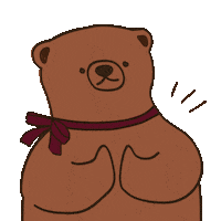 Bear 박수 Sticker