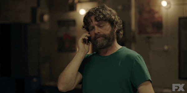 surprised zach galifianakis GIF by BasketsFX