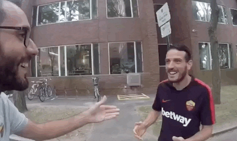 happy alessandro florenzi GIF by AS Roma