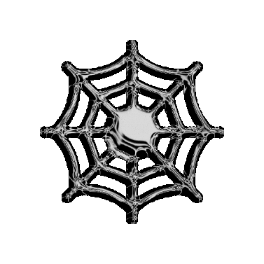 Spider Web Art Sticker