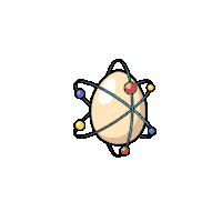 StartSomethingStudios eggs atom start something start something studios Sticker