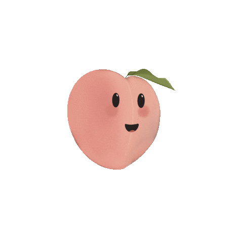 Fruit Peach Sticker