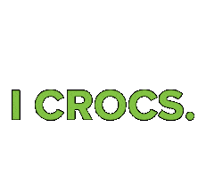 walk nom Sticker by Crocs Shoes