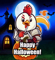 Halloween Pumpkin GIF by Zorooster