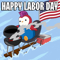 Labor Day Usa GIF by Pudgy Penguins