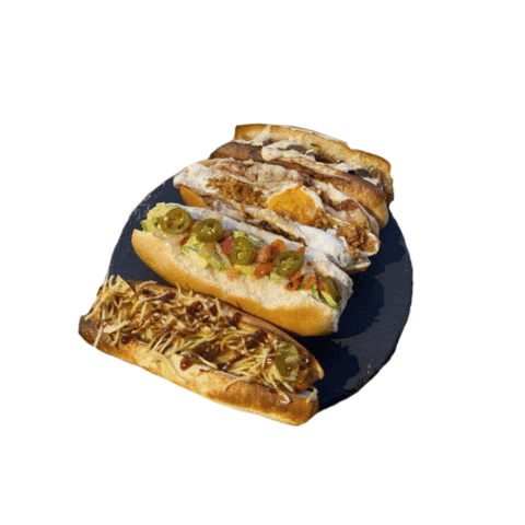 Chalodetapas giphyupload hotdogs chalo Sticker