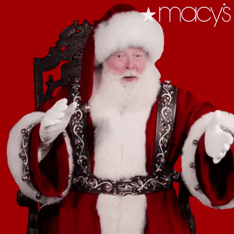 Happy Santa Claus GIF by Macy's