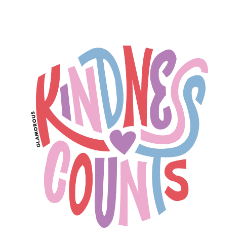 Kind Kindness Sticker by Glamorous