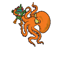 Octopus Hops Sticker by avnge brewing