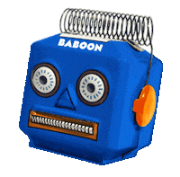 robot head Sticker by BABOON