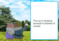 Gnome Clouds Moving GIF